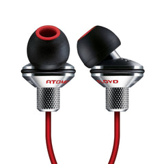 Atomic Floyd - HiDefJax Stereo Headphones with Red Cable