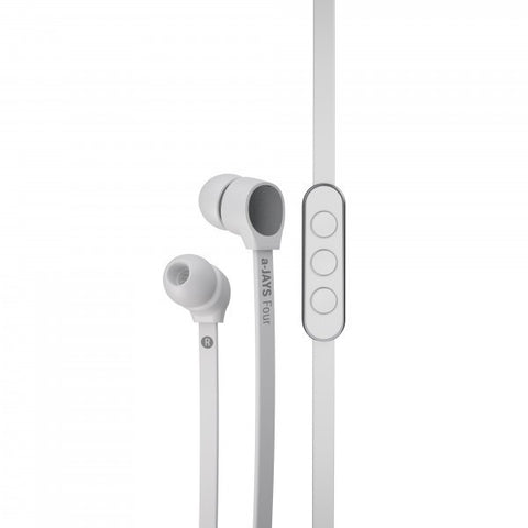 a-JAYS Four - Voice Optimised Speakers with iPhone Remote and Mic in White